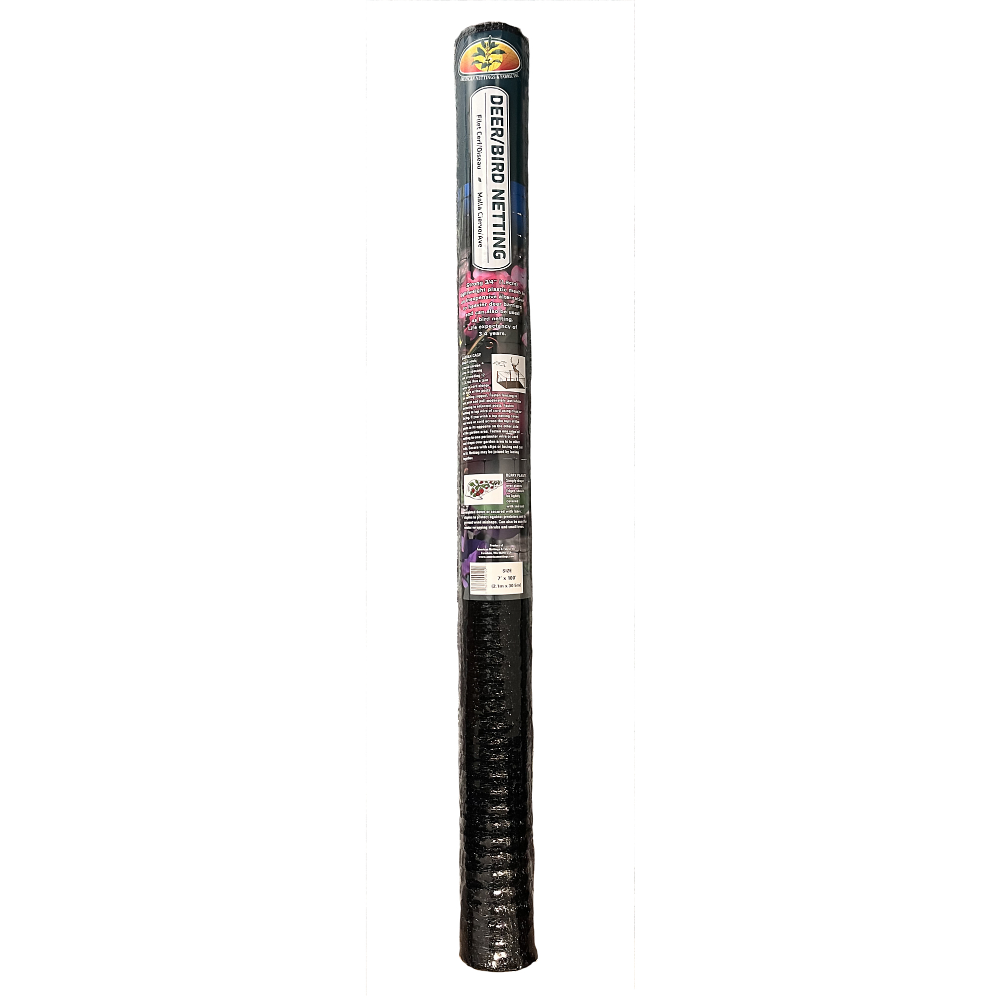 American Nettings & Fabric, Inc., Deer Bird Netting 7ft.x100ft., Model# 00122